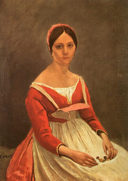 Portrait of Mme Legois,  Jean Baptiste Camille  Corot